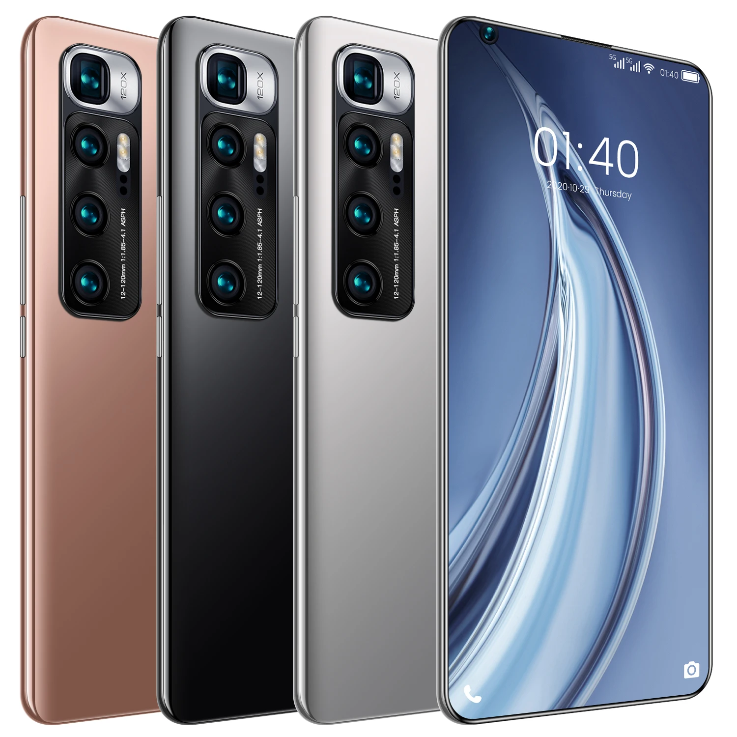 

Big Screen M10 Ultra 7.2 inch 4g telephone mobile phones android phone smartphone, Black, gold, gray