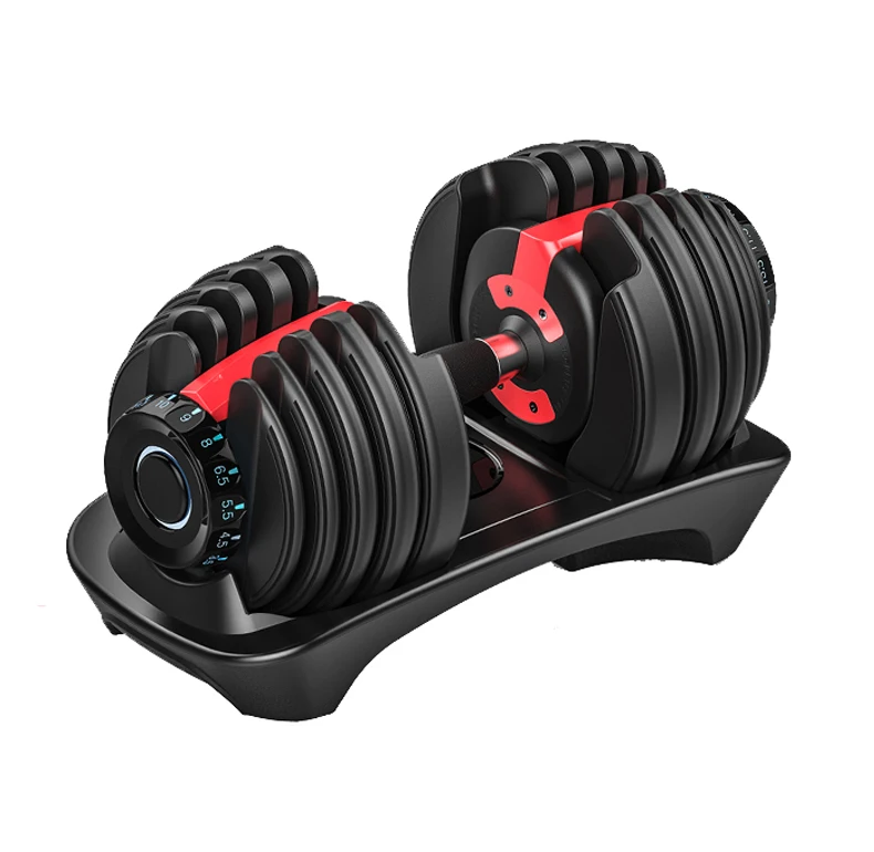 

In Stock Dropshipping 52.5LB/ 24KG Dumbells Fitness Equipment Adjustable Dumbbell Set For Body Building, As the pictures