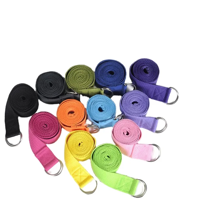 

Gym Fitness Stretching Exercise Elastic Resistance yoga stretch strap, Pink, blue, green, purple, black, red, gray, yellow, orange