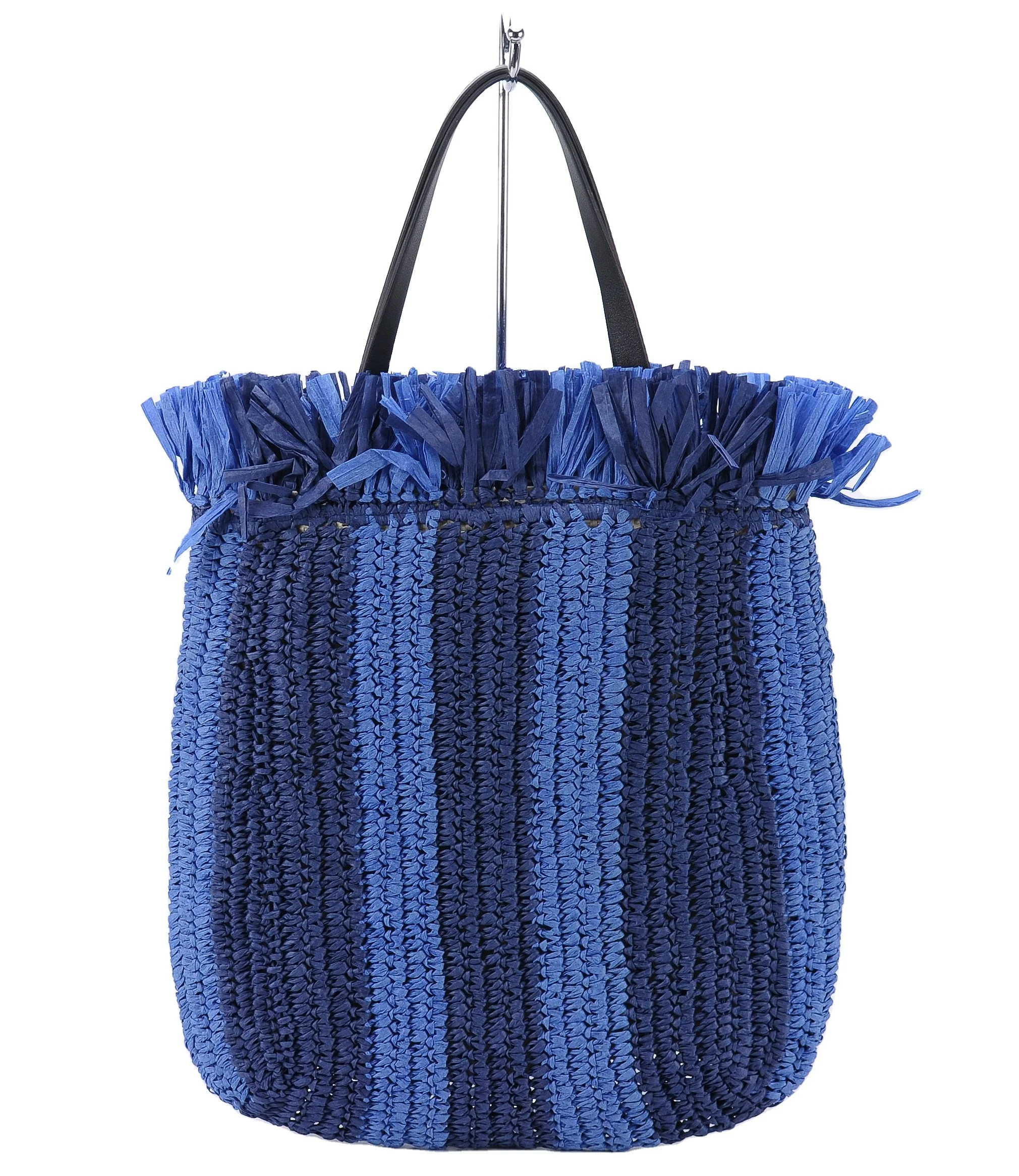 

crochet bag blue