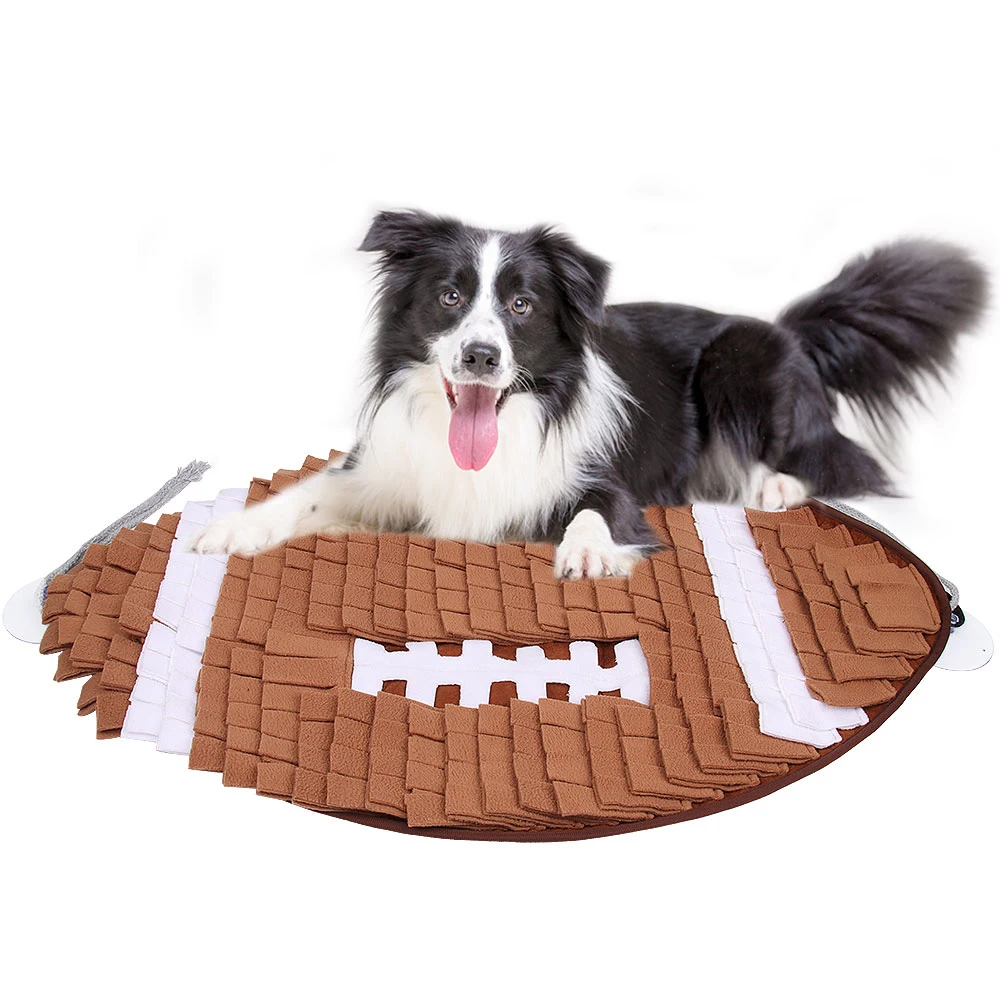 

2021 Amazon New Product Rugby Slow Food Mat For Dog Foraging Sniffing Mat Pet Sniffing Pads, As picture