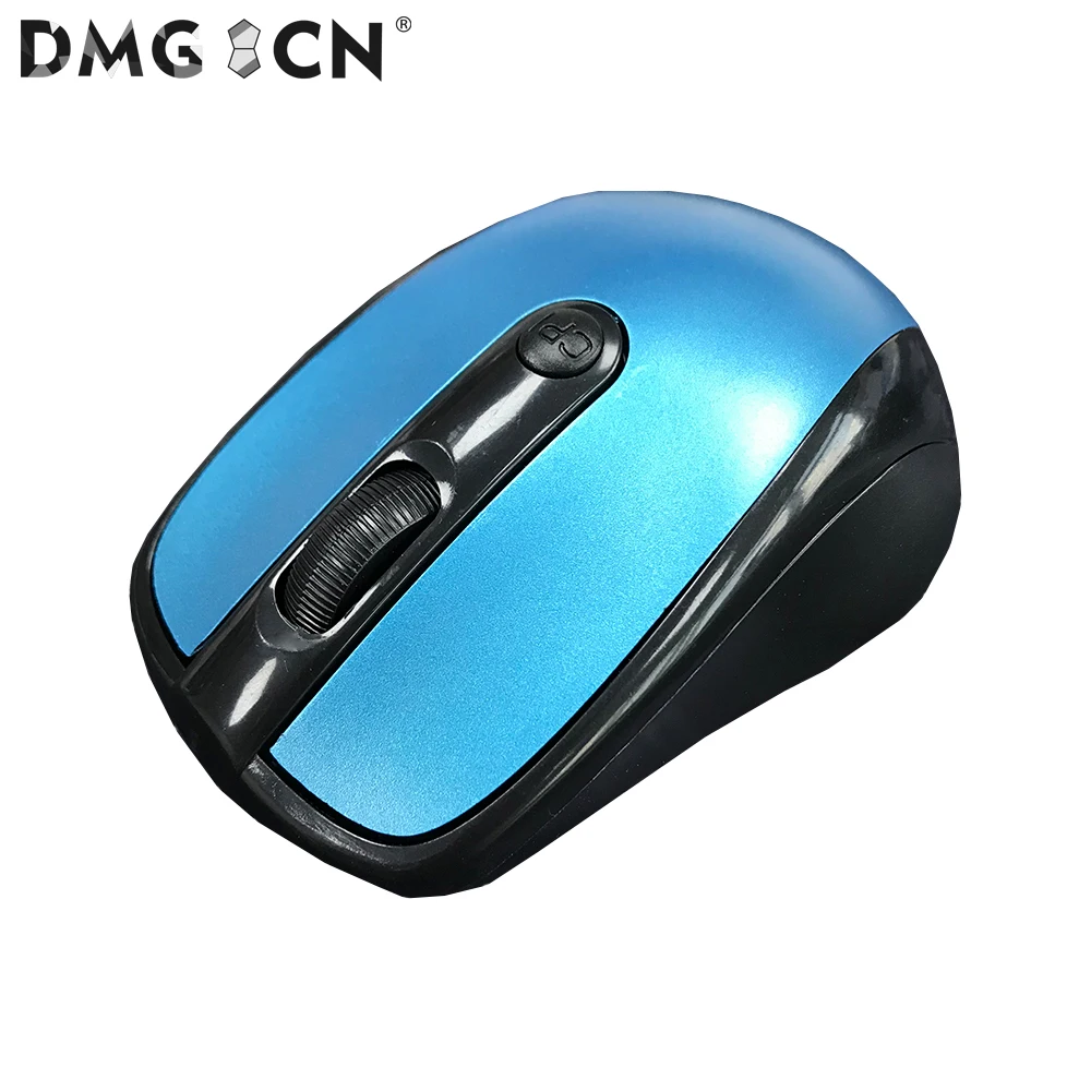 

Adjustable DPI 2.4GHz Wireless Gaming Mouse 4 Buttons Optical Wireless Mouse Gamer Mice with USB Receiver for PC Computer Laptop, Black/blue/red