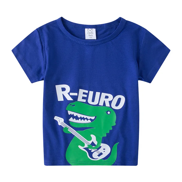 

Summer Kids short Sleeve T shirt Baby Boys Girls Cotton Tops Cartoon Printing kid T Shirt 2-7Y Children Clothing