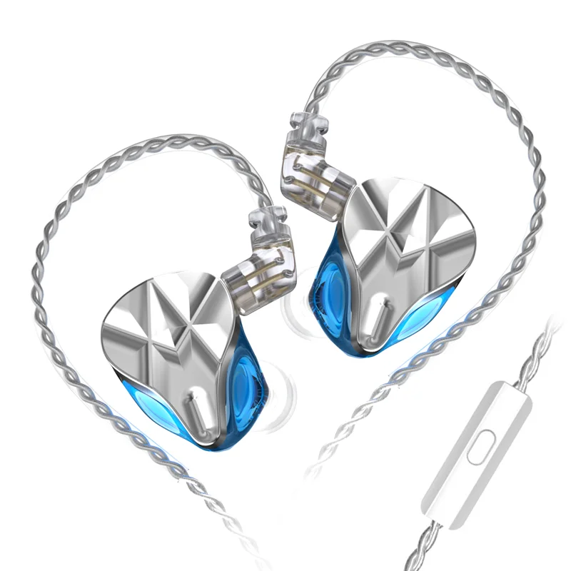 

KZ ASF 5BA Units Balanced Armature Hifi Bass Binaural Earbuds In Ear Monitor Noise Cancelling Earphones KZ Original