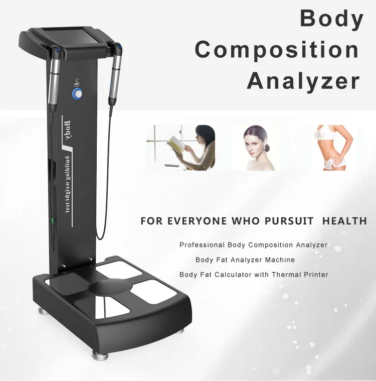 

Analyzer Body Composition Body Fat Analysis Machine With Report Printer for salon use