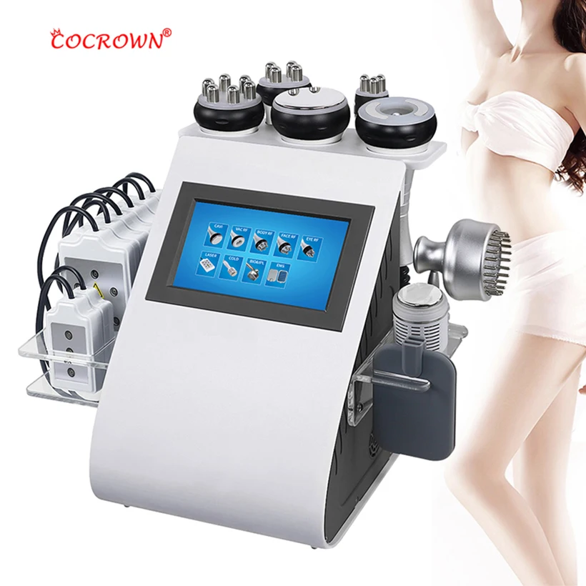 

Hot Products 9 In 1 Lipolaser Rf Ems 40k Ultrasonic Cellulite Reduction Fat Body Shaping Vacuum Cavitation Slimming Machine