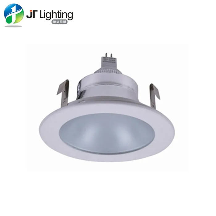 
4 inch recessed white round shower trim for par16/gu10 socket 