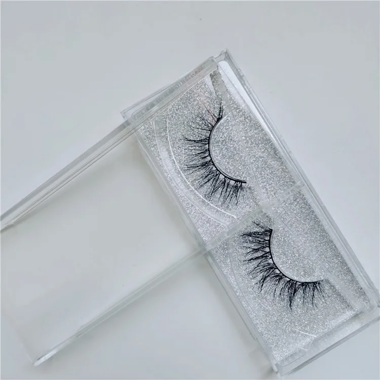 

wholesale natural mink eyelash vendor handmade full strips 3d mink lashes with free eyelash box