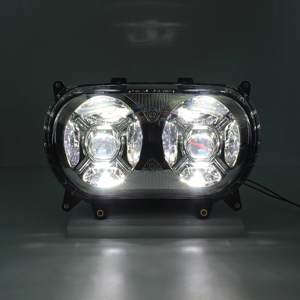 New Motorcycle Road Glide 2015-2020 Dual LED Headlight Projector Headlamp for 2015-2020 Road Glide