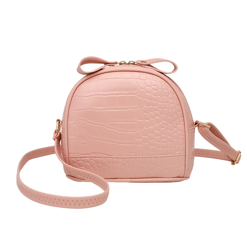 

New crocodile pattern semicircle bag ladies mobile phone coin purse bag 2021 womans handbag office, Customizable