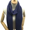 women/men 100% polyester scarf fabric plain crinkle scarf