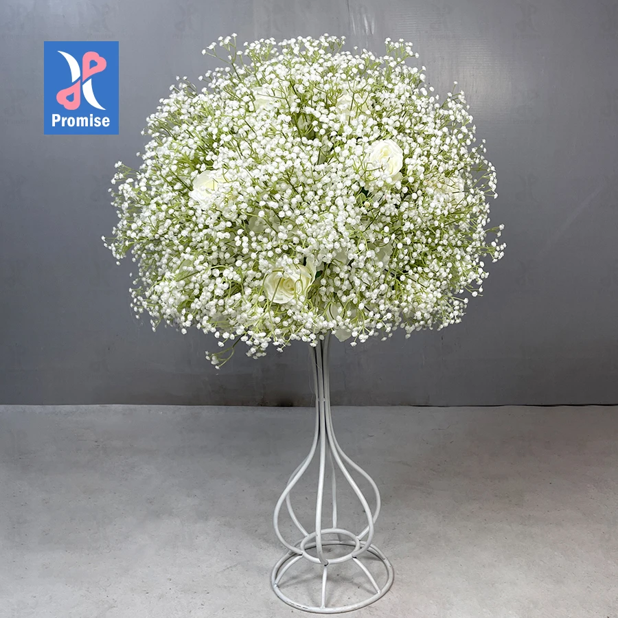 

Promise Oem Centerpieces Wedding Table Gypsophila Artificial Flower Balls