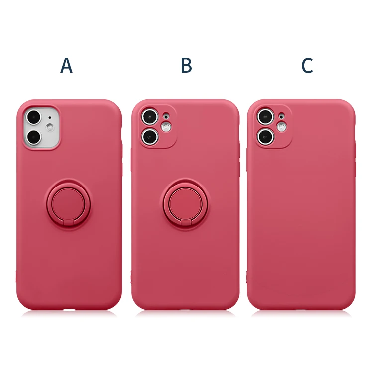 

Trend Comm Durable Candy Color TPU Phone Ring Holder Case For Huawei P30/P40 Lite