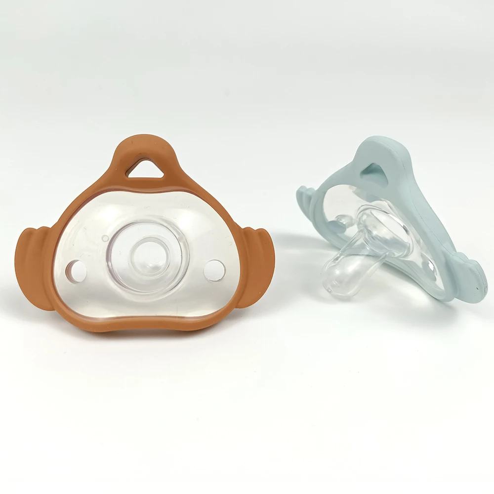 

Low MOQ Baby BPA Free Silicone Pacifier Nipple OEM ODM New Design Factory Price Adult Pacifier, Customer request