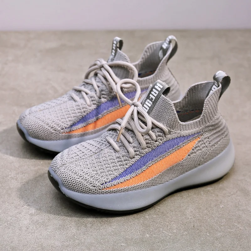 

2021 new arrival Hot selling Children's mesh sneakers shoes in boys and girls fashion running outdoor Soft bottom sports shoes