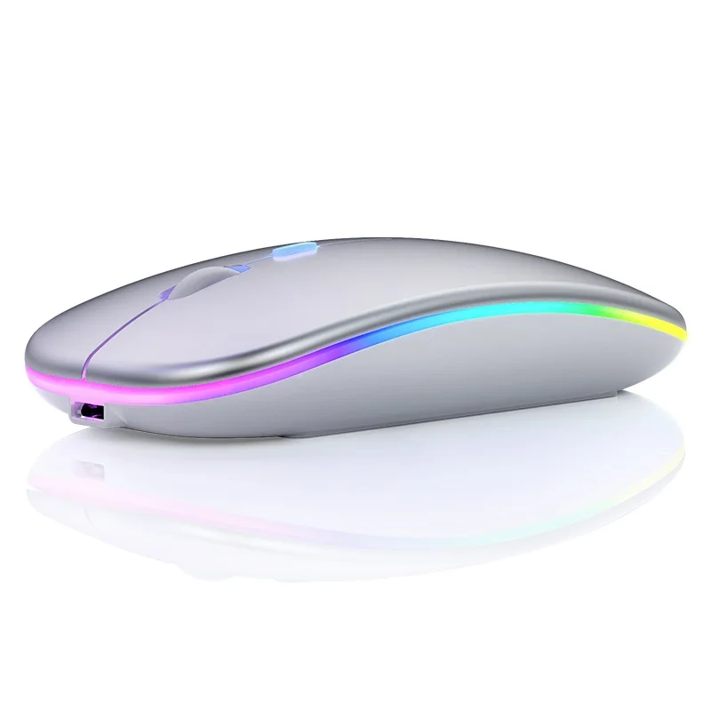 

2020 Hotsale Bluetooth Mouse for PC Laptop Colorful Mice Gamer Rechargeable LED 2.4Ghz Wireless Gaming Mouse