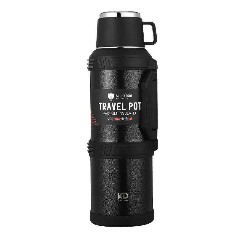 

Hot Sale Vacuum Insulated Stainless Steel Tea Infuser Water Bottle 120oz 136oz Stainless Steel Thermal Jug with One Cup