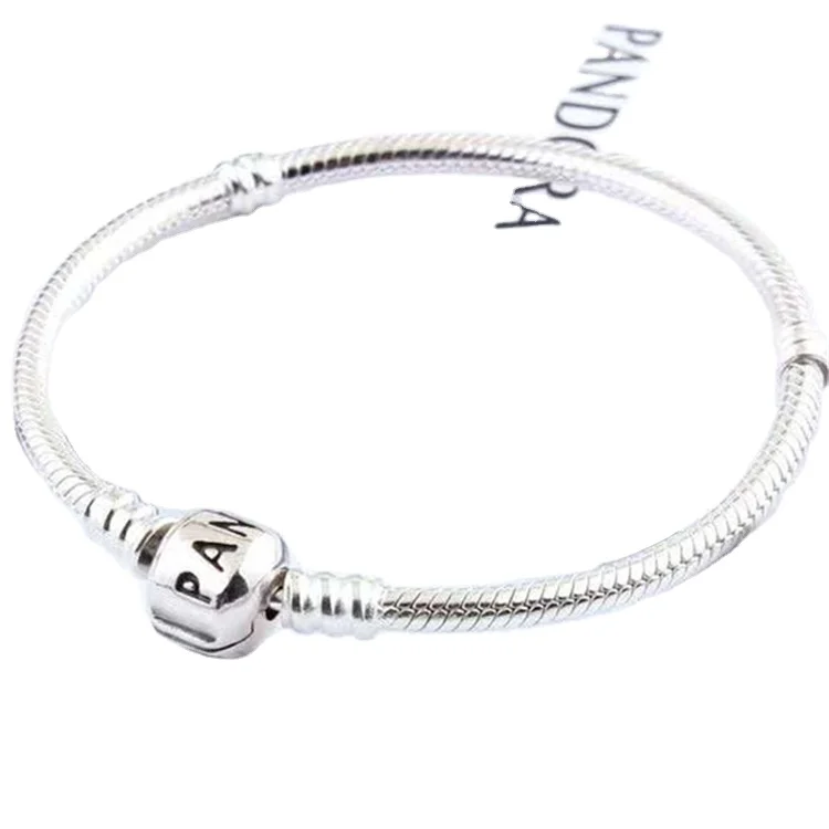 

New factory original wholesale 925 sterling silver Pulsera fashion Pandora charm women's bracelet Colgante