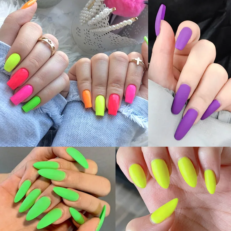 Canni Nail Art Manicure 16ml Soak Off Uv Gel Neon Series Luminous Color
