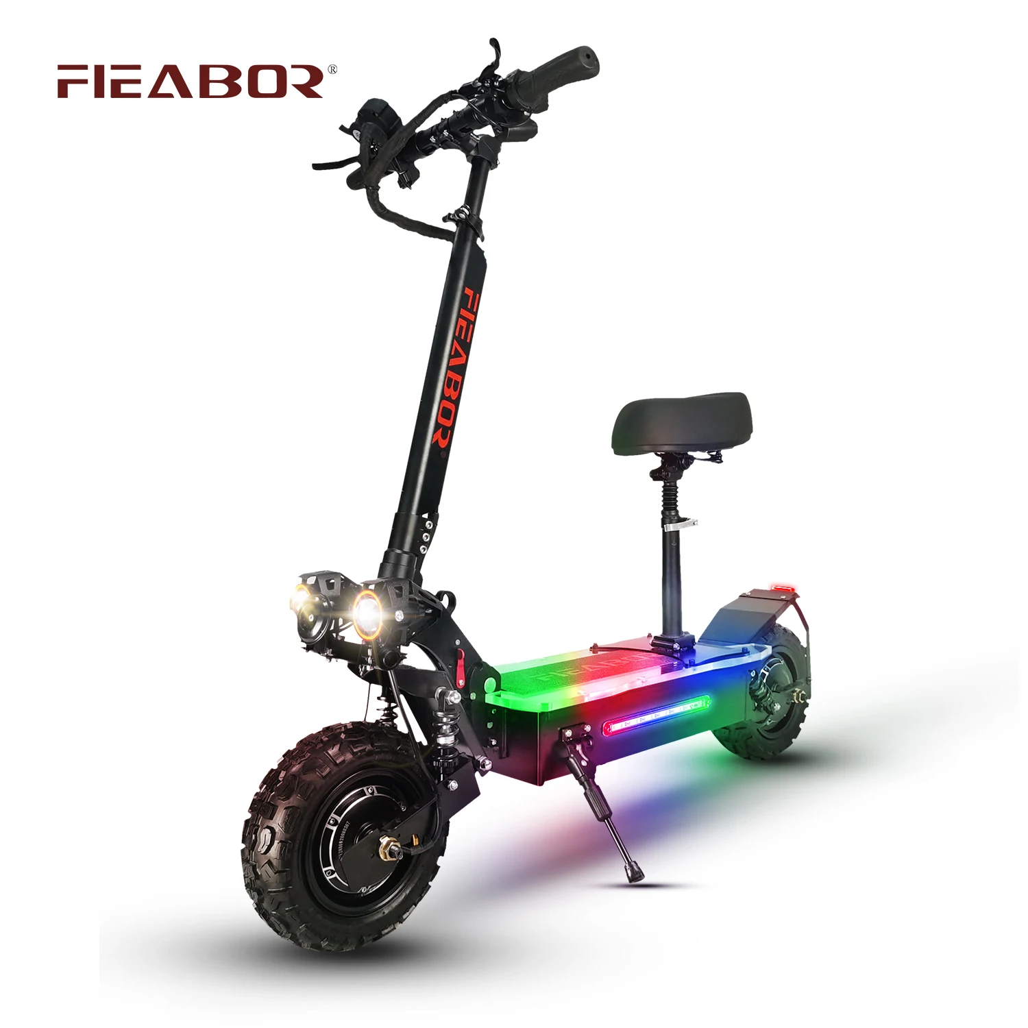

USA EU UK Warehouse No Tax Free Dropshipping 11inch 60V 27a 5600W Dual Motor With Seat off Road Adult Electric Scooter
