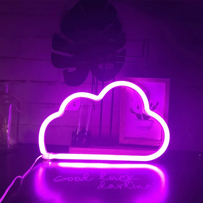 butterfly open cloud love custom neon signs lightning bolt pink led neon signs for bedroom wall decor