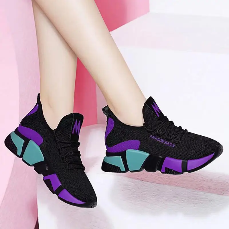 

Trendy Hot Sales Running Walking Shoes Rubber Woman Ladies Casual Shoes Women