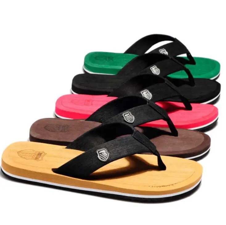 

Wholesale couple men women word slippers summer beach slippers cool slippers student sandals clip tow stripe beach shoe S02