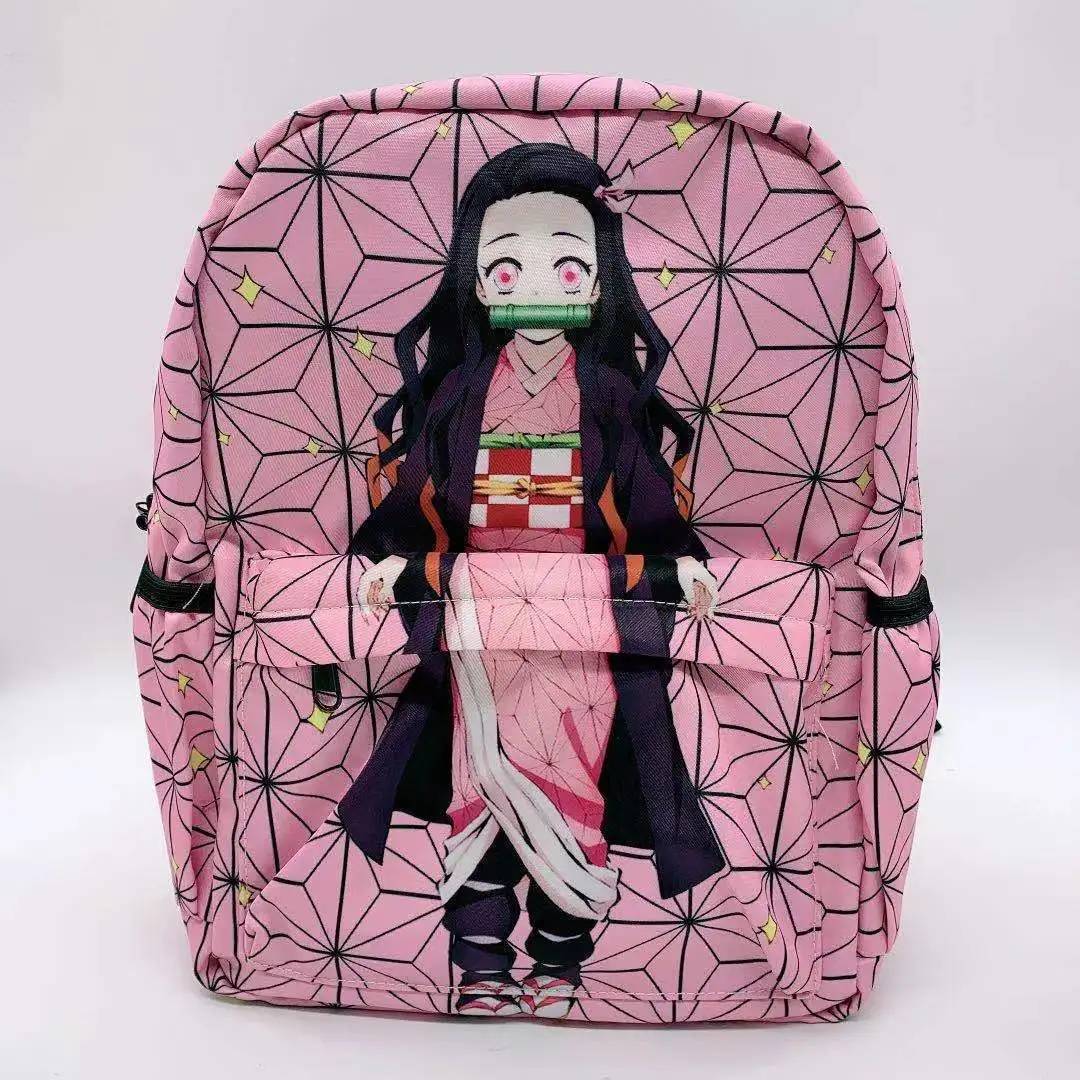 

Customized Anime Peripheral Demon Slayer Pink Medium Backpack Waterproof Outdoor Backpack, Mixed color