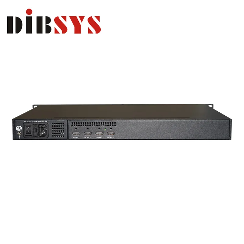 

4 channel HEVC h.265 digital tv broadcasting 4K headend hd-sdi Ip streaming encoder