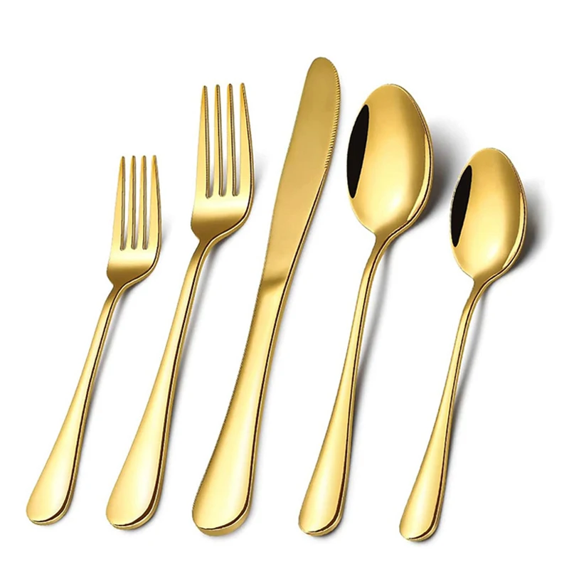 

Restaurant Cheap Silver Flatware Set Dinner Spoons Forks And Knife Stainless Steel Cutlery