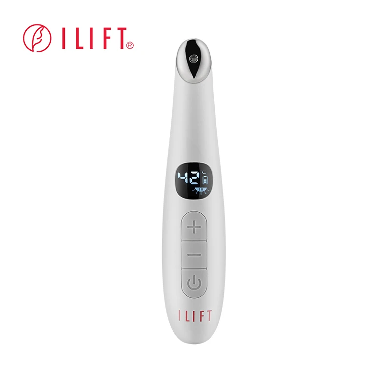 

High-quality Eye Massage Stick to Reduce Eye Swelling Red Light Palm Rejuvenator Sonic Vibration Warm Compress Eye Beauty Tool, White or customized