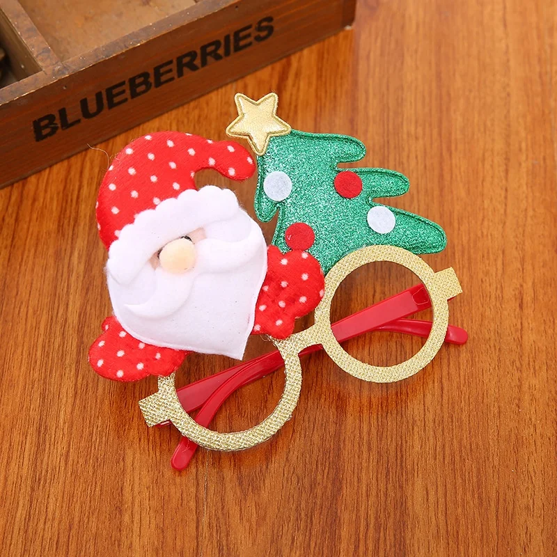 

Christmas Decorations Party Decorated Frame Eyeglasses Snowman Christmas Glasses