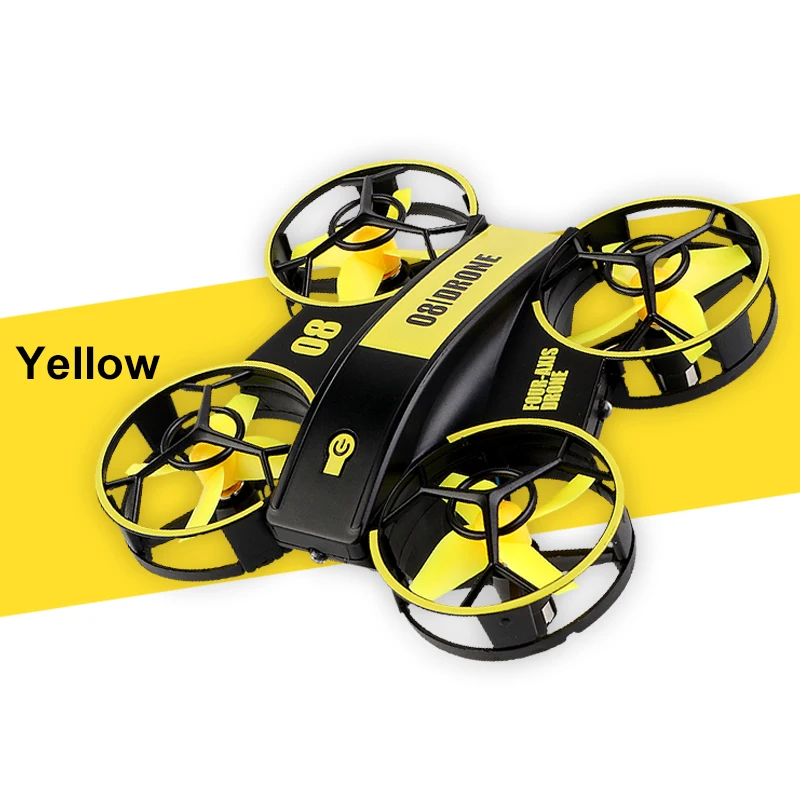 

2021 Regent Best Product USB Fast Chargeable Quadcopter Remote Control Small Mini Toy Drones, Blue and yellow