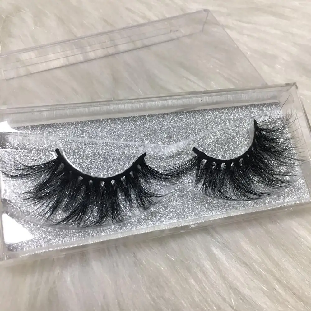 

Free Sample Accept small batch custom packing 3d mink lashes 18mm false mink eyelashes vendor, Natural color