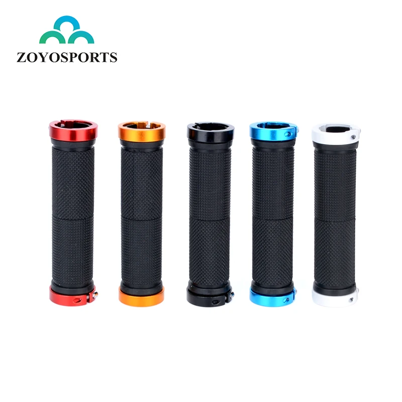 

ZOYOSPORTS MTB Road Bike Non-slip Bicycle handlebar Cycling Riding Ultralight Rubber Lock-on Grips, Red,blue,golden,black,silver,whiteor as your request