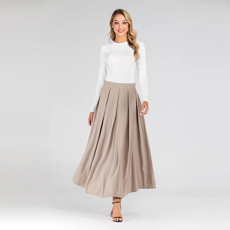 

wholesale islamic casual wear products big hem long skirts for women muslim