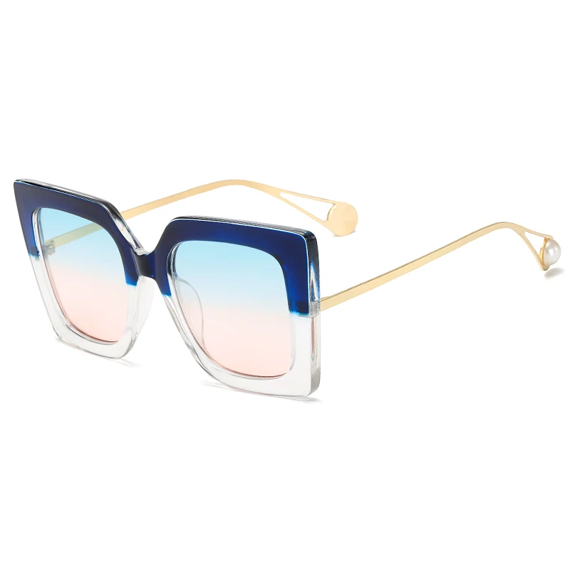 

Luxury Fashionable Cheap Custom Logo Cat Eye Glasses Colored Mirror New Modern Designer Sunglasses Authentic, Multi colors