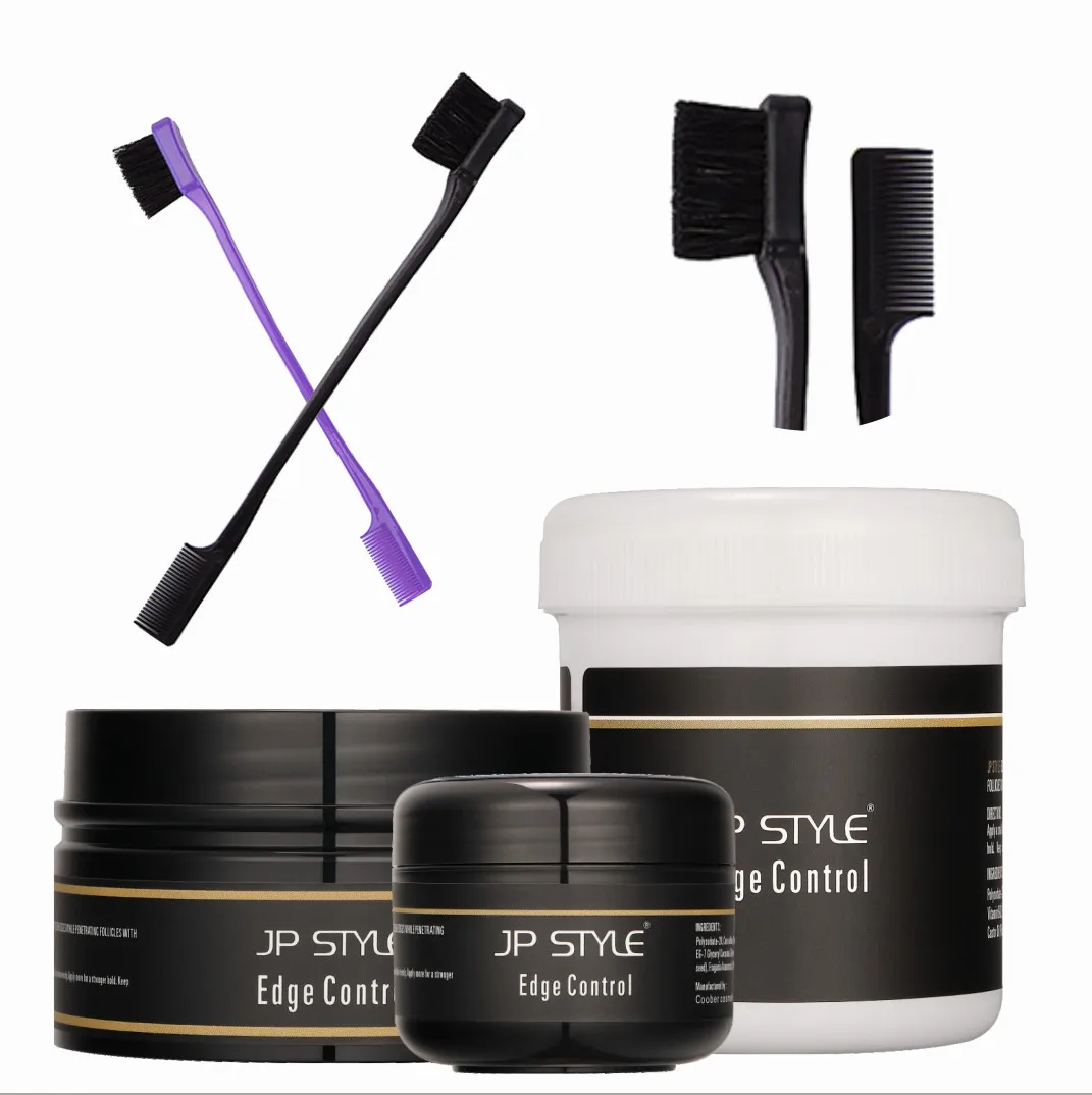 

Private Label Clear Water Based Personalized Edge Control and Brush Set
