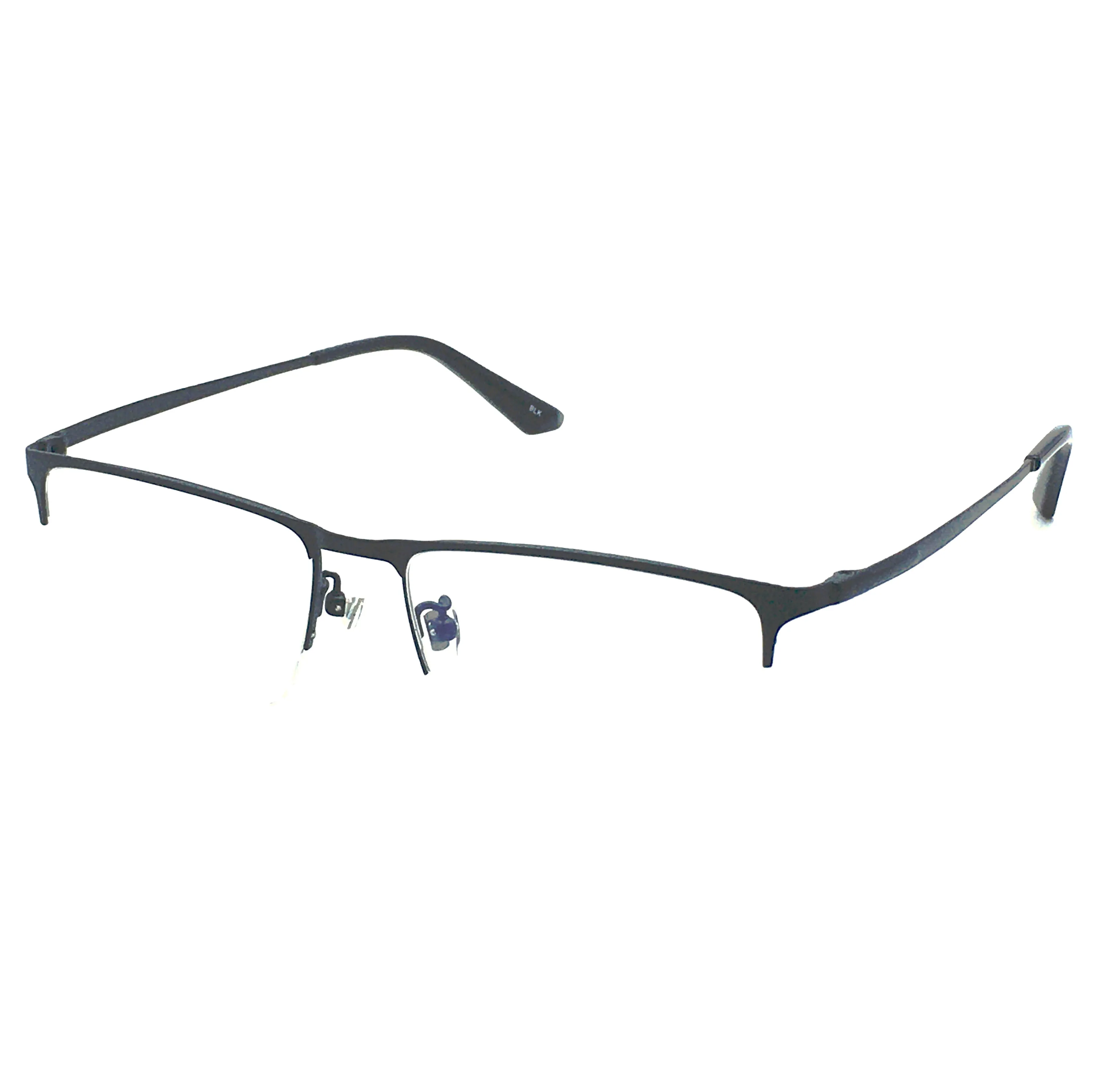 

Retro Sports Square Semi Black Half Titanium Men Optical Glasses Frame, 4 colors