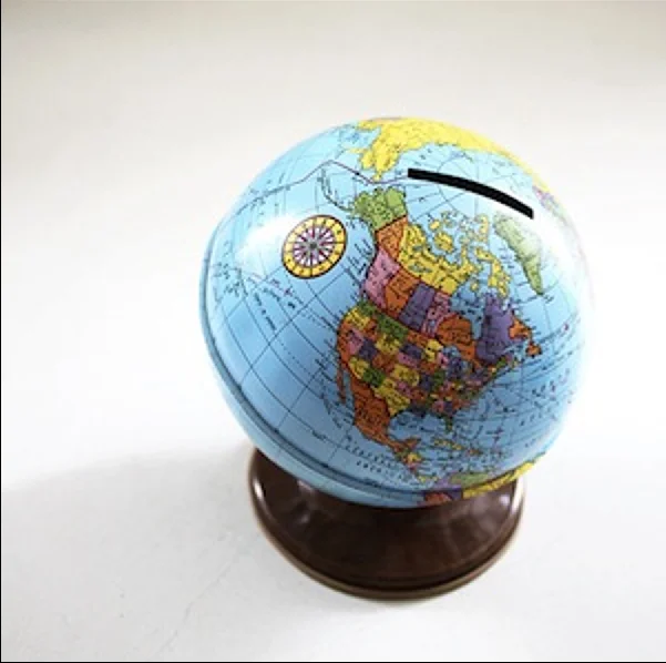 Icti Factory Plastic Globe Money Box Buy Money Box,Globe Money Box