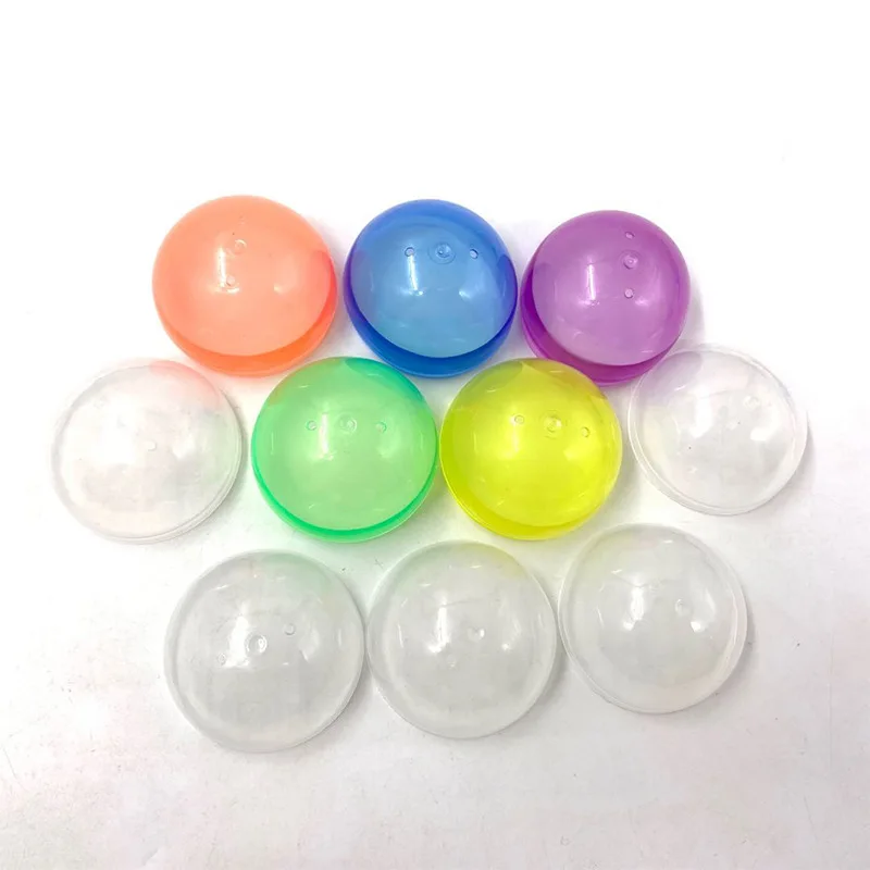 50mm Funny Children Toys Capsule Plastic Empty Eggshell Rainbow Color ...