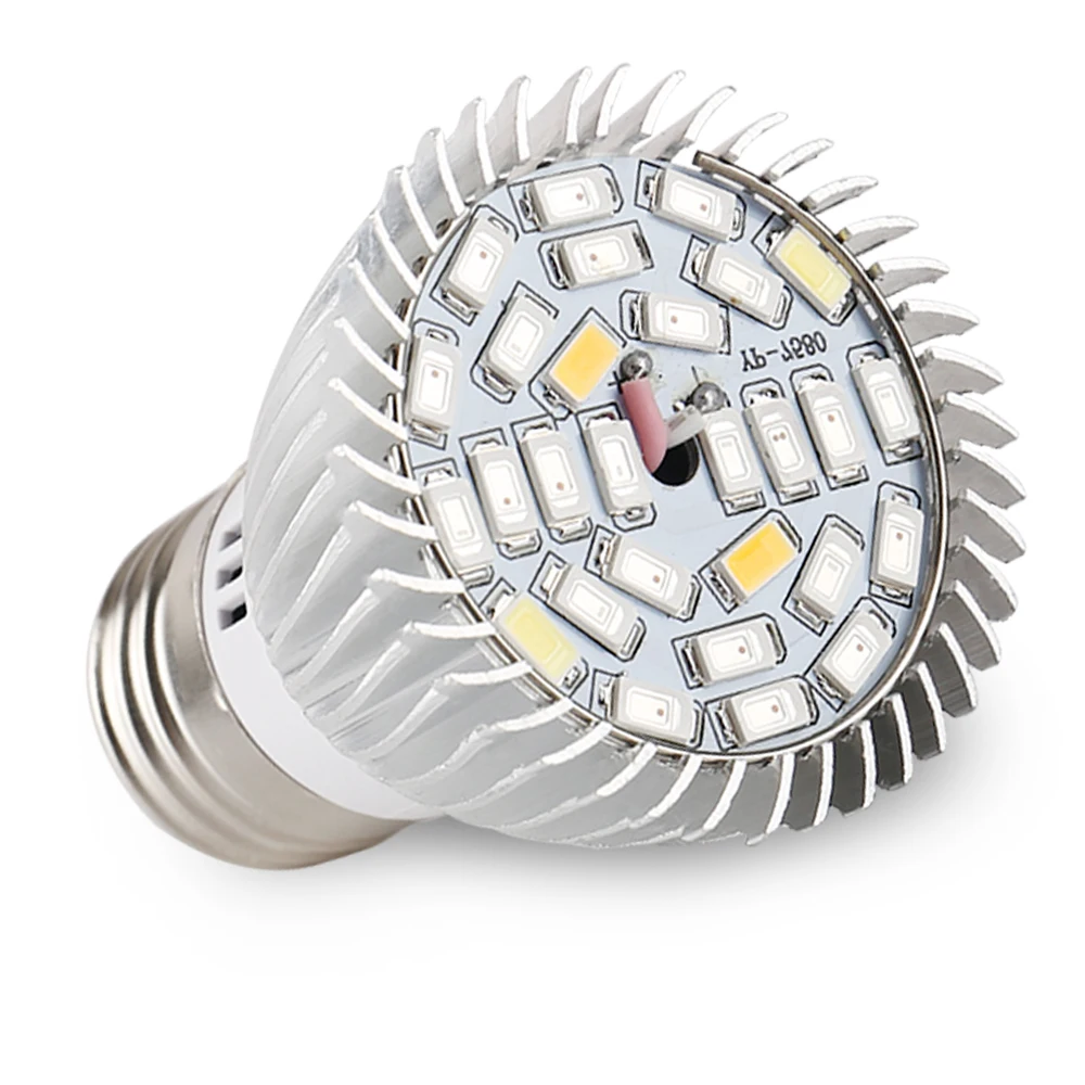 Full spectrum E27 28W led grow lamp  plant bulb  for indoor hydroponics system flower vegetable fruit  E14 GU10 optional