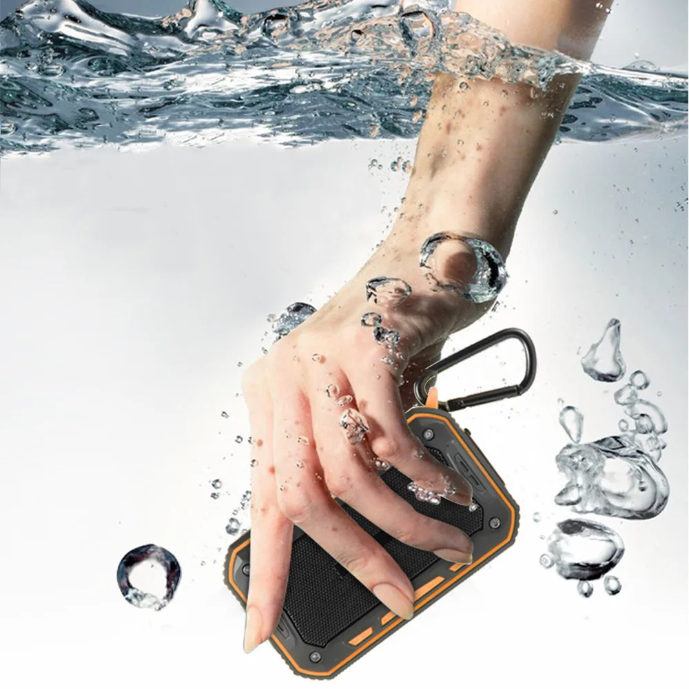 

2021 IPX7 waterproof portable speaker wireless speaker mini outdoor sound speaker build in 2000mA Subwoofer
