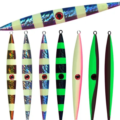 

Laser Coating Jigging Bait 300g 3D Fish Eye Fishing Lures