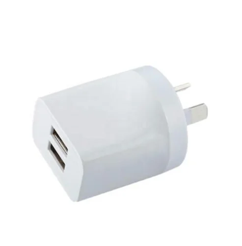 
SAA Certified Au Plug Phone Accessories 5V 2.1A/2.4A Mobile Phone Australia USB Wall Charger For iPhone 