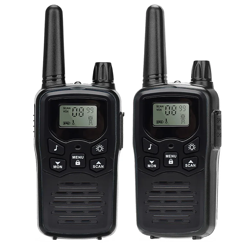 

Distance Open Fields with LED Flashlight Biking Hiking Camping 8-22 channel Walkie Talkie, Blue