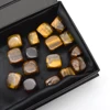 Wholesale Natural Lapis Lazuli Crystal Square Tumbled Polished Gravel Healing Mixed Stone Chakra Fortune Luck Reiki Stone