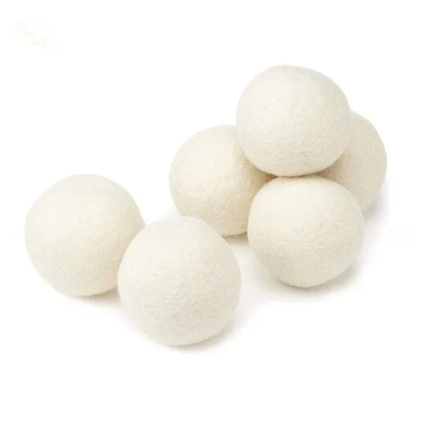 

Handmade Organic New Zealand 100% wool Felt dryer balls for laundry, Customized color