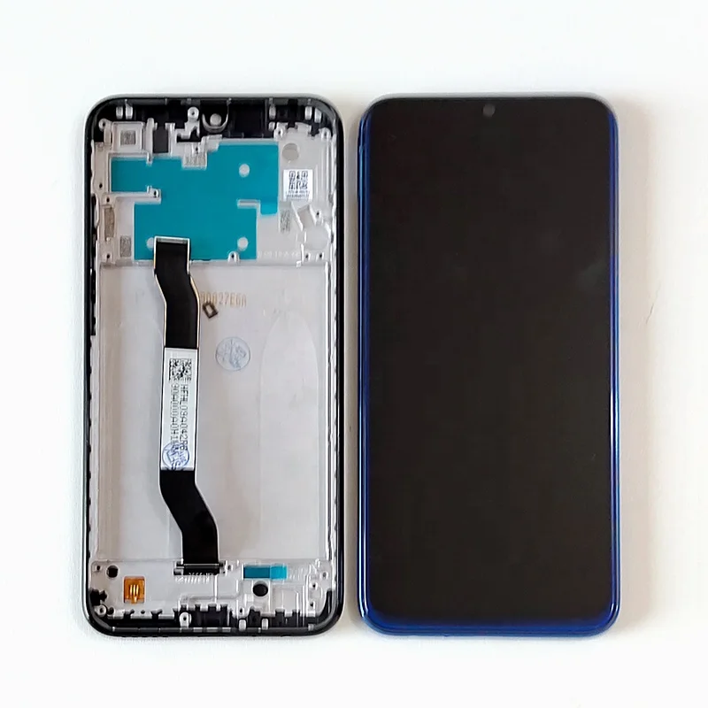 

Original Screen For Xiaomi Redmi Note 8 LCD Display Frame Screen Touch Screen Digitizer Assembly With Frame For Redmi Note 8, Black/blue