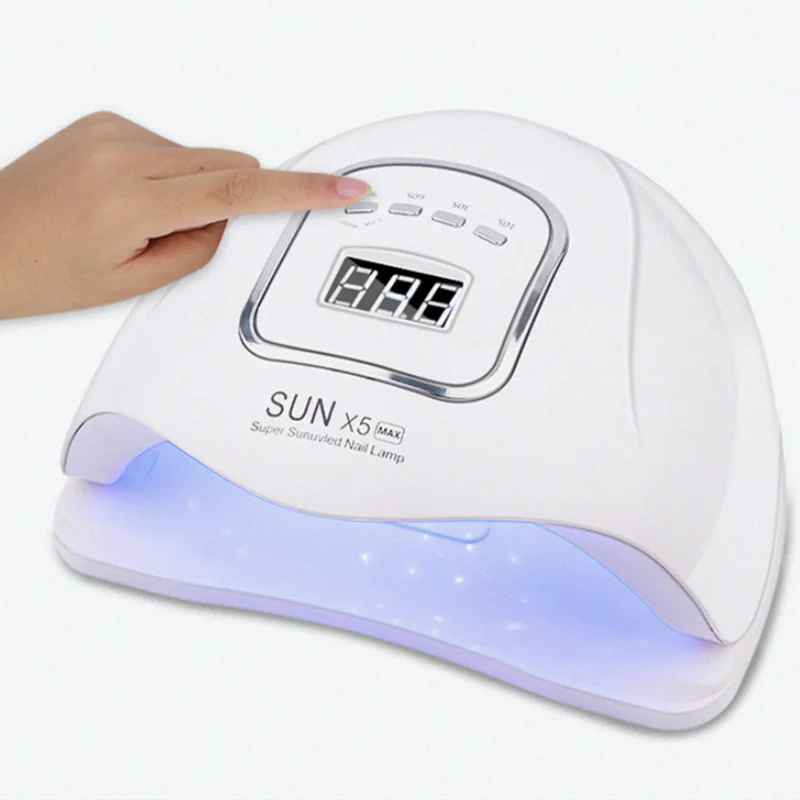 

New arrivals high power uv led nail lamp Factory direct supply nail dryer gel lamp, White